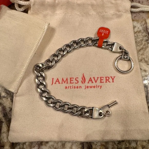 James Avery Silver Chain Bracelet - Picture 2 of 6